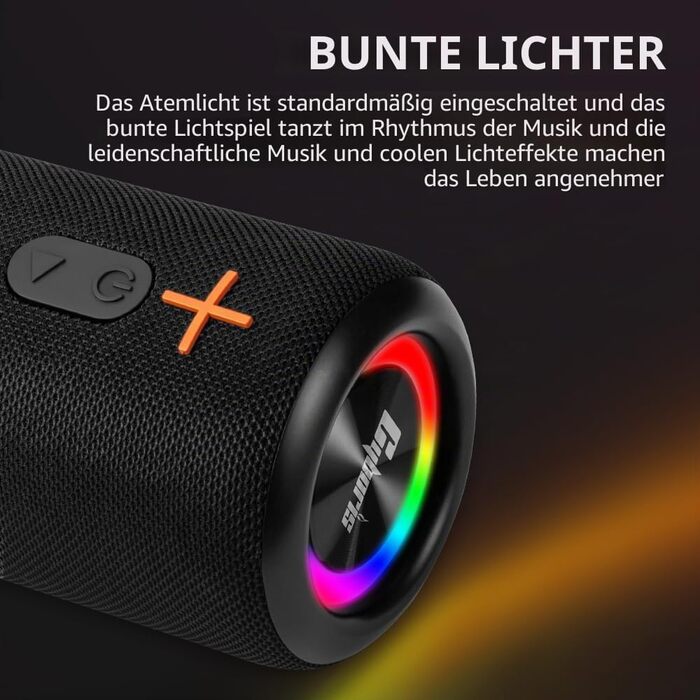 CYBORIS 2 Портативна Bluetooth колонка, водонепроникна, 20 Вт, 24 год, True Wireless