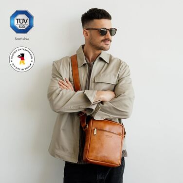 Чоловіча сумка через плече Berliner Bags Tom з натуральної шкіри, чоловіча сумка-кросбоді