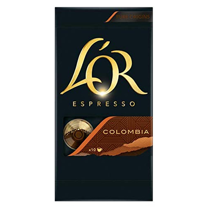 Кавові капсули L'OR для Nespresso, набір-асорті (Probierbox), 100 капсул (10 паків по 10 шт)