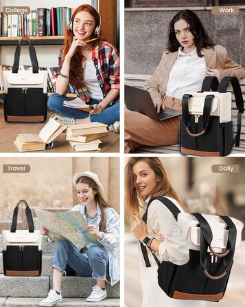 LOVEVOOK Рюкзак для жінок, великий, 15.6