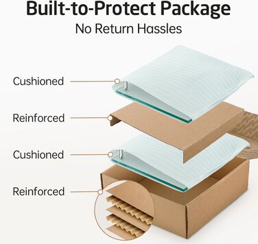 Скляна поличка для душу/ванної кімнати KES, скляна поличка для душу, поличка для ванної кімнати, нержавіюча сталь SUS304, BGS101A--P, щітка, 2 шт.