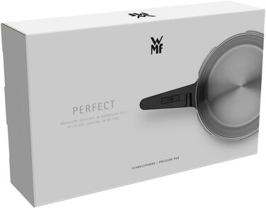 Скороварка WMF Perfect One Pot 3 л, індукція, нержавіюча сталь, 2 режими, знімна ручка, для однієї особи