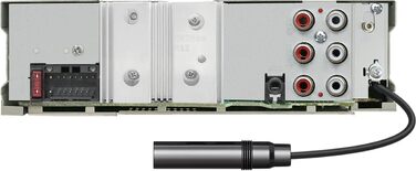 JVC KD-X482DBT автомобільна магнітола з USB, DAB+, Bluetooth, Alexa, 4x50 Вт, чорна, підсвічування, AUX, 3 Pre-Out, саундпроцесор