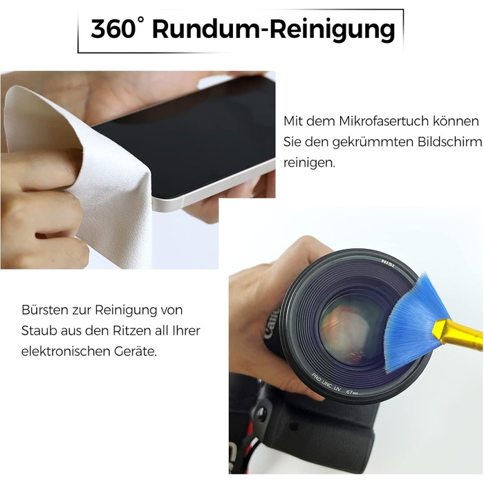 Очиснювач екрану для мобільних пристроїв 2шт (10мл) - для iPhone, монітора, планшета (сірий + рожевий)