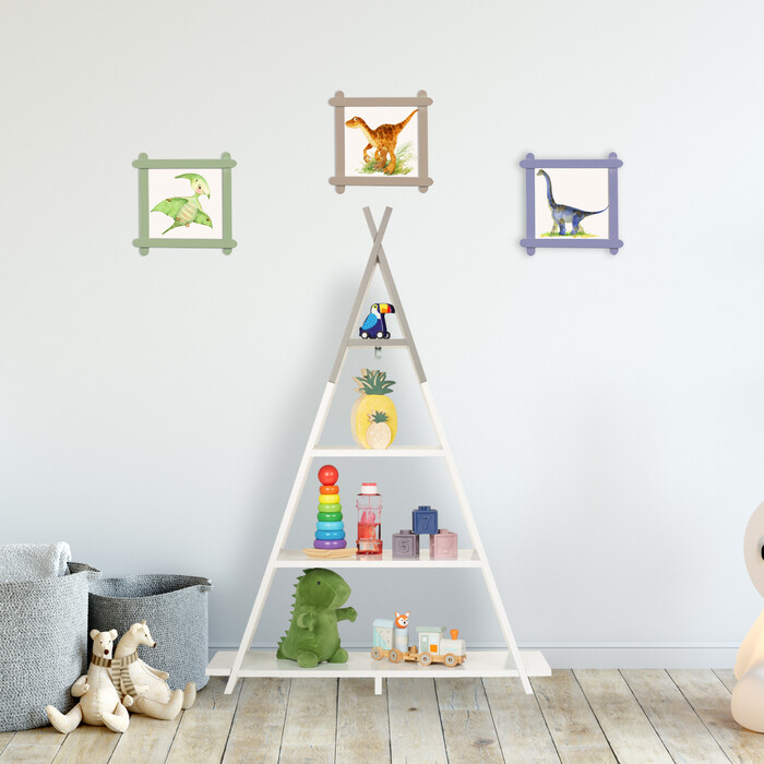 Relaxdays Kids' Teepee Shelf