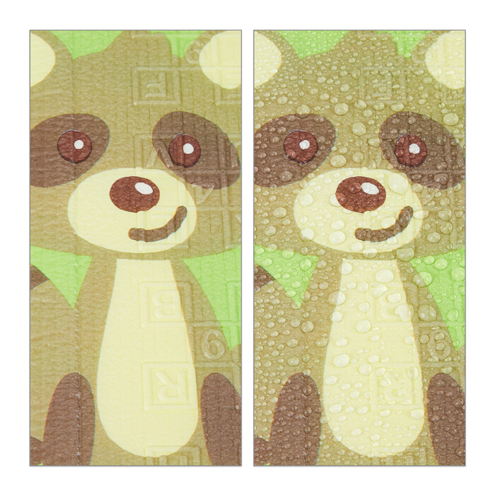 Relaxdays Foldable Play Mat - Animals