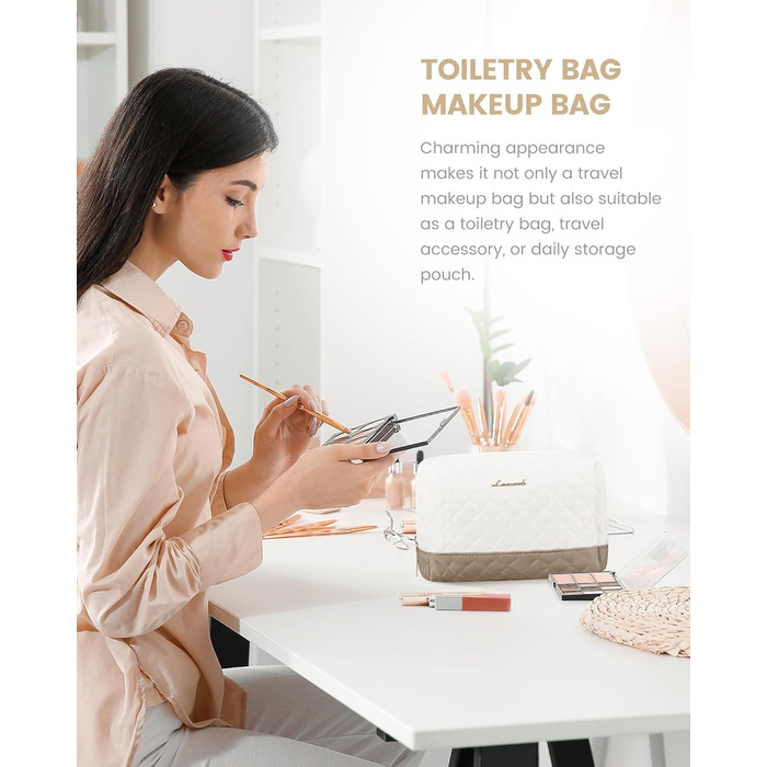 Спортивна сумка LOVEVOOK для жінок, велика ручна поклажа, 2 шт. (Бежевий, Хакі)