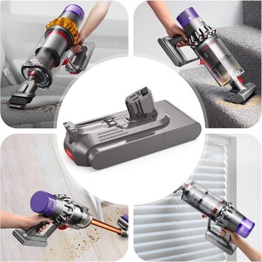 Акумулятор NASTIMA 25,2V 3900mAh Li-ion для пилососів Dyson V11, V15 (970425-01, 970938-01)