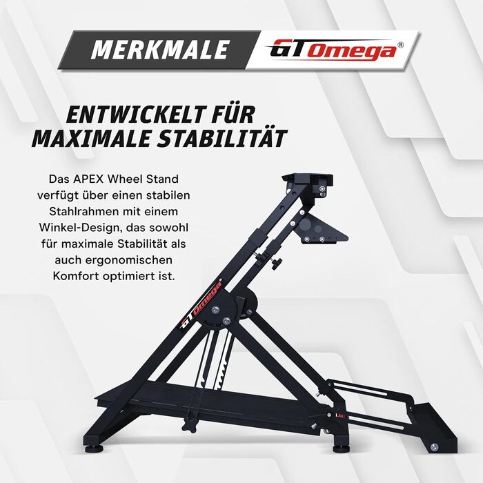 Тримач для ігрового керма GT OMEGA APEX – сумісний з Logitech G923, G29, G920, Thrustmaster T300, T500, TX, TH8A, Fanatec (PS4, Xbox)