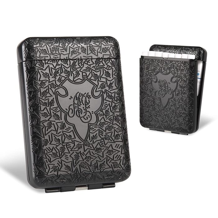 Металеве тютюноприладдя Peaky Blinders для 14 сигарет, чорне. Елегантний дизайн, преміум-якість.