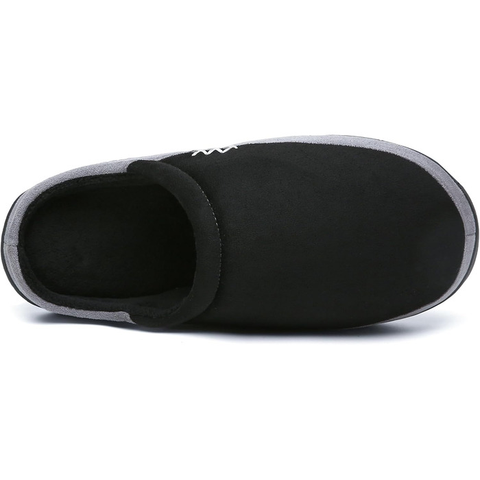 Тапочки жіночі Mishansha Herren з підкладкою з меморі-піни, теплі, зимові, чорні, розмір 36-48