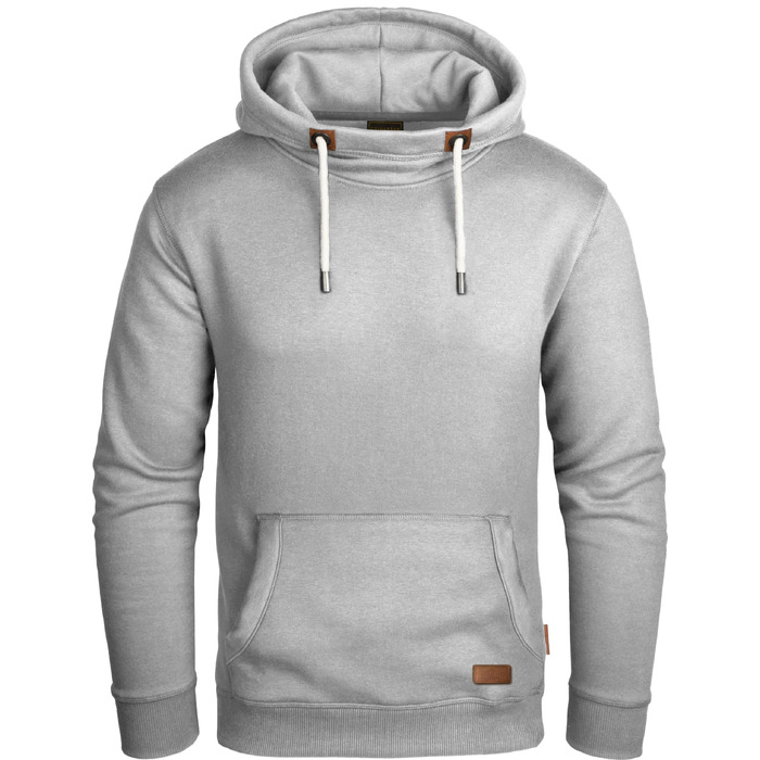 Чоловічий худі-світшот Grin&Bear Pullover GEC494, сірий меланж, розмір L