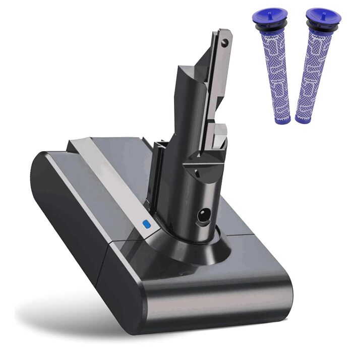 Запасний акумулятор 6000mAh для пилососів Dyson V7, AKKU (сумісний з SV12 Animal, Absolute, Motörhead, Fluffy, Total Clean)