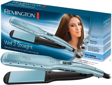 Випрямляч для волосся Remington S7350 Wet2Straight: для мокрого та сухого використання, LCD-дисплей, 140-230°C, турецький колір