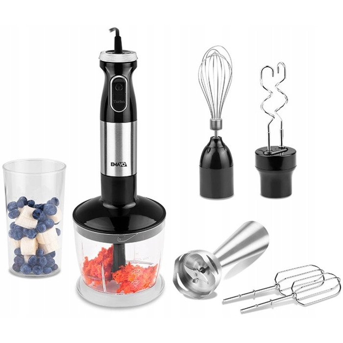 Ручний блендер Emavo EMABLE47005, 1000 Вт, чорний