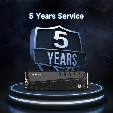 SSD накопичувач Fanxiang M2 NVMe 2TB PCIe 4.0 з радіатором, 7400 МБ/с (чтение), 6800 МБ/с (запис)