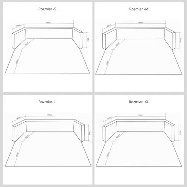 Килимок для собак у багажник Golden Dog, захист сидінь авто, штучна шкіра, 110 x 90 см, кремовий