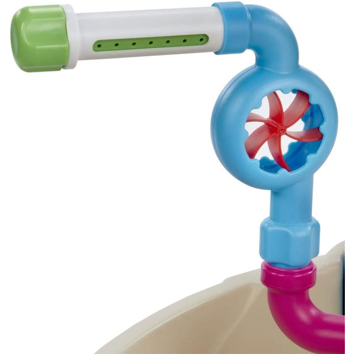 Little Tikes Fountain Factory Water Table, Garden Toy, Safe and Portable Kids' Table, Sensory Toy for Outdoors; Encourages Imaginative Play, Ages 24 Months+