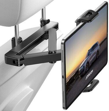 Тримач для планшета Joyroom в авто з двома стержнями та регульованим кріпленням, сумісний з iPad, Switch, Phone (4.7-13 дюймів)