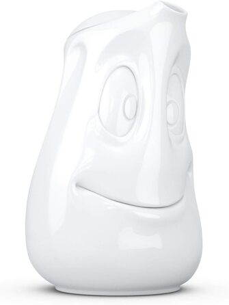Порцеляновий чайник FIFTYEIGHT PRODUCTS Tassen 'Gut drauf', 1200 мл, білий, Німеччина
