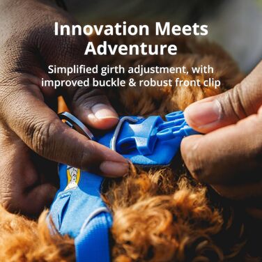 Шлейка для собак Ruffwear Front Range, регульована, з відбиваючими елементами, комфортна, для прогулянок та бігу, 2 точки кріплення, Spring Mountains M