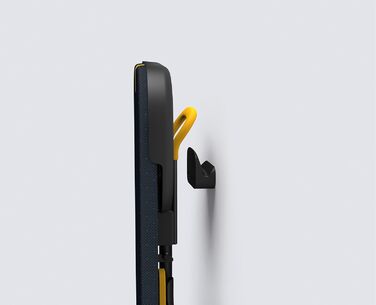 Гладильна дошка Joseph Joseph Glide Plus 135 x 45 см з регулюванням висоти та стійкою до нагрівання платформою для прасування, зручне зберігання, 4-шаровий бавовняний чохол, чорний/синій