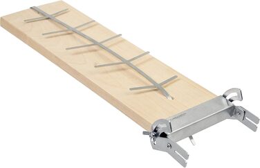 FINNWERK Stainless Steel Salmon Grilling Boards - Solid Birch Wood, Smoking Planks - Angle Adjustment System (Set of 1, Gift Set, Black)