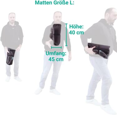 Килимок для собак у подорож: самонадувний килимок, м'який водовідштовхувальний чохол, сумка для перенесення, можна прати в пральній машині, знімний чохол, 100x70x3,5 см, 1080 г, сірий/блакитний