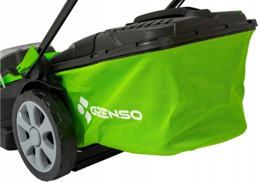 Акумуляторна газонокосарка Greenso UAO012 20V, робоча ширина 37 см, 2x4,0 Аг