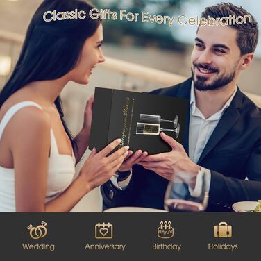 Набір елегантних келихів для шампанського Qulable - 2 шт.