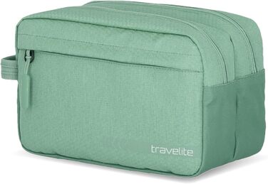 Косметичка для ручної поклажі Travelite Kick Off: практична культбагаж для подорожей та спорту, 26 см, 5 л, сірий (антрацит)