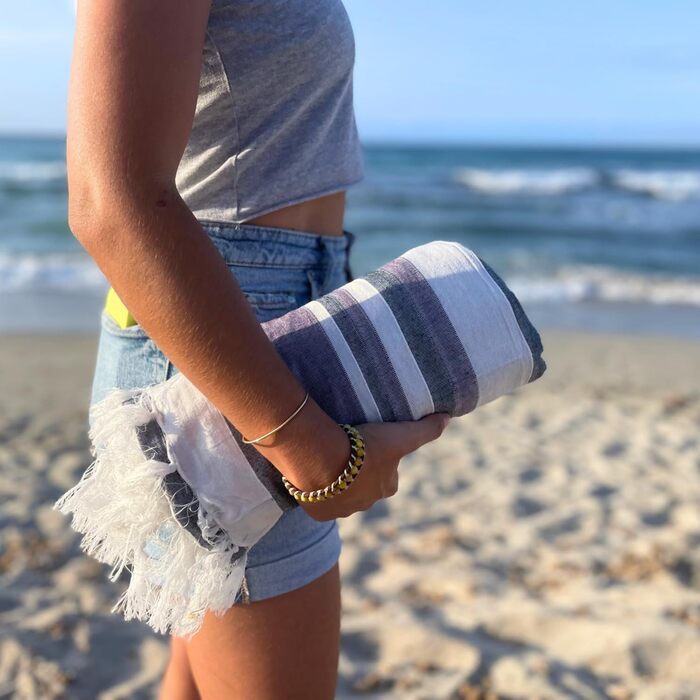 Плед для пікніка MOMOMUS XXL пляжний, складний 210x240 см, фіолетовий - килимок для пікніка, антипісочний, для кемпінгу