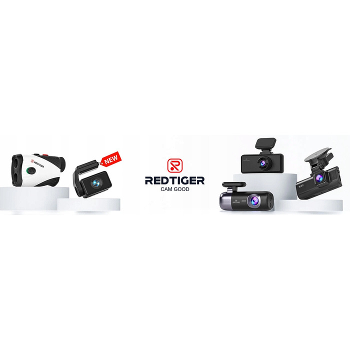 Автомобільний відеореєстратор REDTIGER F7NP 4K Dual DashCam з GPS, WiFi та суперконденсатором