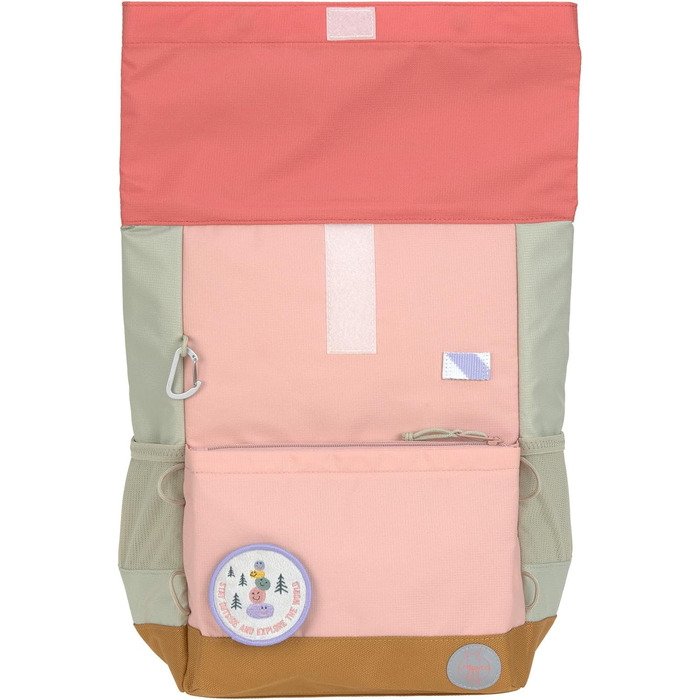 Дитячий рюкзак LÄSSIG з нагрудним ремінцем, 12 літрів, водонепроникний, Rolltop, зелено-блакитний