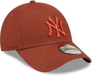 Кепка New Era 9Forty Essential Yankees з металевою застібкою, бейсболка з вигнутим козирком, MLB, Нью-Йорк Янкиз, чоловіча, універсальний розмір, колір: Rust