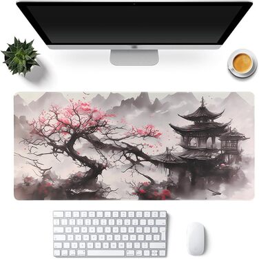 Килимок для миші ігровий XXL 900x400 мм, з антиковзким покриттям, вологостійкий, для ПК, MacBook, Laptop