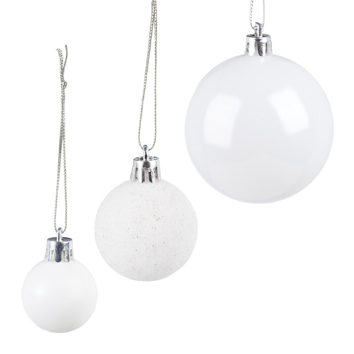 Relaxdays Set of 100 Christmas Baubles