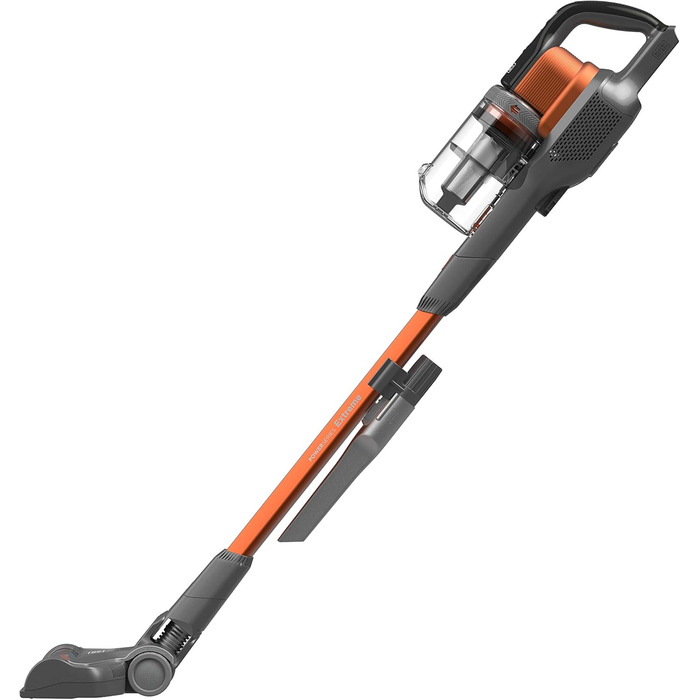 Бездротовий акумуляторний пилосос Black+Decker 4в1 BHFEV182C (18V, 2.0Ah) з електрощіткою, для підлоги та ручного використання, з насадкою для щілин, акумулятор та зарядний пристрій в комплекті