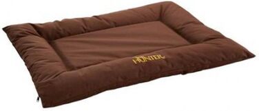 HUNTER Dog Bed, water-repellent, dirt-repellent, antibacterial, 80 x 60 cm, (brown, L)