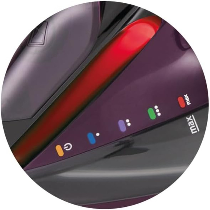 Russell Hobbs Steam Iron, Ceramic Non-Stick Sole, 195g Steam Shot, 50g Variable Steam, 380ml Water Tank, Self-Cleaning, Anti-Scale & Anti-Drip Function, Indicator Light, 2800W, 27281-56