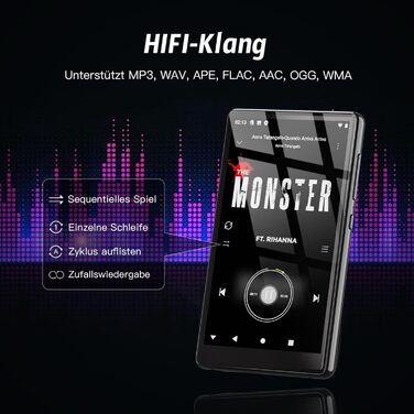 MP3 плеєр 160GB з Bluetooth та WiFi, 5