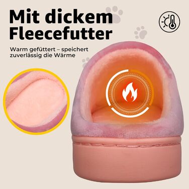 Тапочки зимові Mishansha з жорсткою підошвою - теплі, зручні, м'які, унісекс, для дорослих (37/38 EU, червоні)