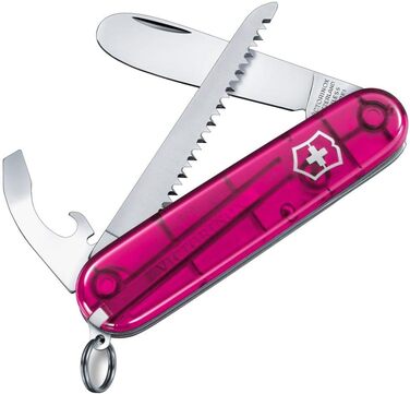 Дитячий мультитул Victorinox My First Swiss Army Knife – рожевий, 9 функцій, без гострої клинка