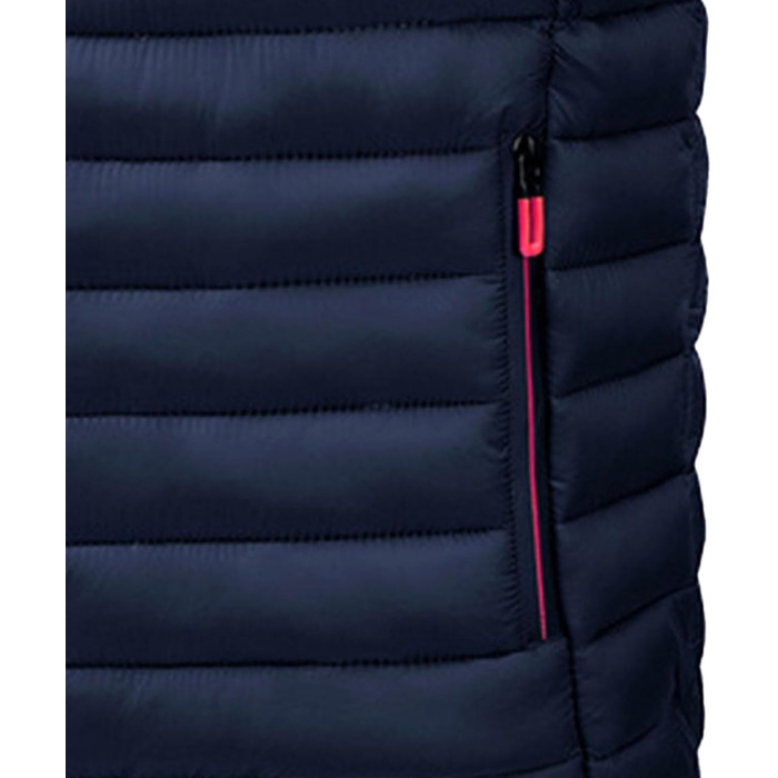 Чоловіча жилетка, утеплена, легка, тепла, для активного відпочинку, без рукавів, зимова, стегана, зі стійким коміром, слім-силует (5XL, Темно-синій)