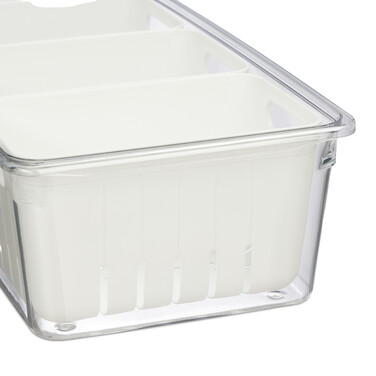 Relaxdays Refrigerator Organizer 4-Piece Set