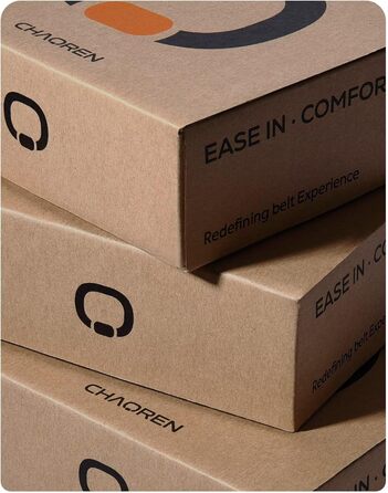 Чоловічий шкіряний ремінь CHAOREN з автоматичною застібкою, 35 мм, без отворів, регульований розмір 90-100 см, чорний