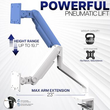 Кріплення для монітора VIVO Robuster STAND-V101V, до 49