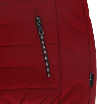 Степлена жилетка Blue Wave Nathalie з відстібаною капюшоном - жіноча жилетка, гранатовий колір, розмір 44