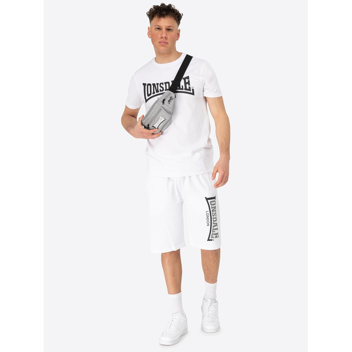 Поясна сумка Lonsdale Hip сірого кольору