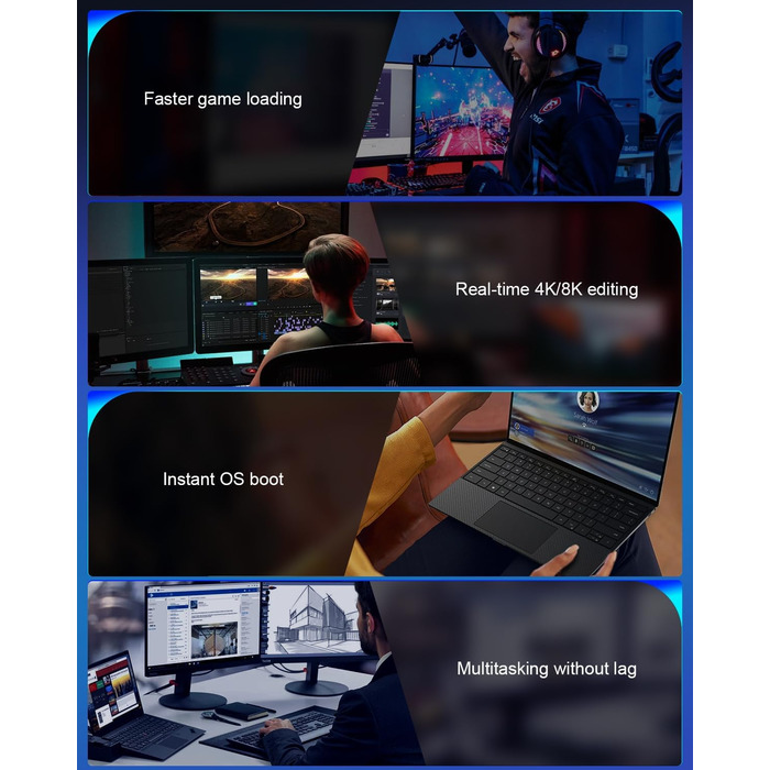 SSD NVMe 1TB M.2 2242 PCIe Gen4x4 – Швидкий внутрішній накопичувач для Mini-PC